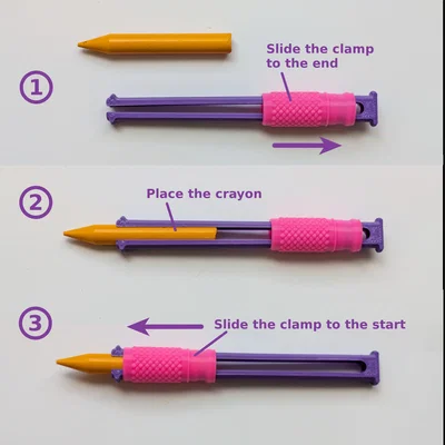 Đầu nối bút sáp (Crayola, Plastidecor và tương tự)