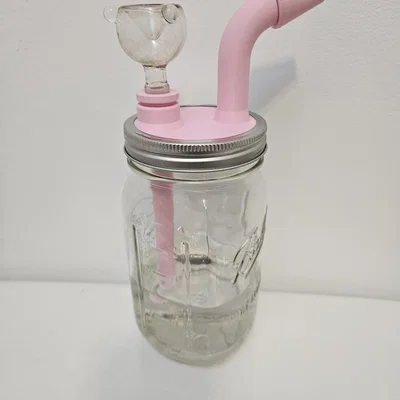 Bộ nắp Mason Jar Bong 32oz - Giải pháp tự in 3D linh hoạt