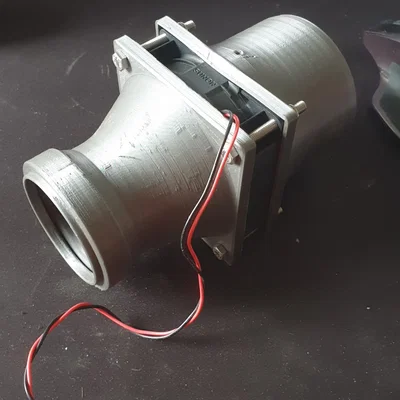 Bộ quạt thông gió DN50 cho ống HT (tương thích quạt PC)