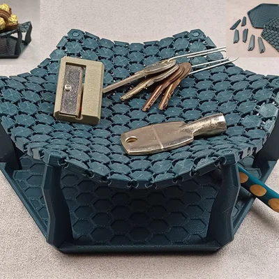 Khay vải (Fabric tray) in 3D