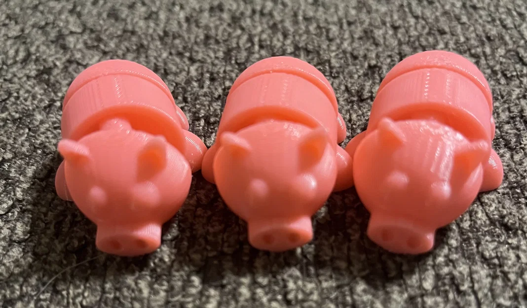 Mô hình chú heo khớp nối (Articulated Pig) dễ thương cho in 3D - Image 1