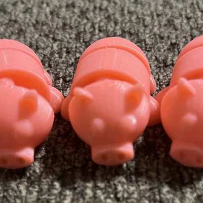 Mô hình chú heo khớp nối (Articulated Pig) dễ thương cho in 3D