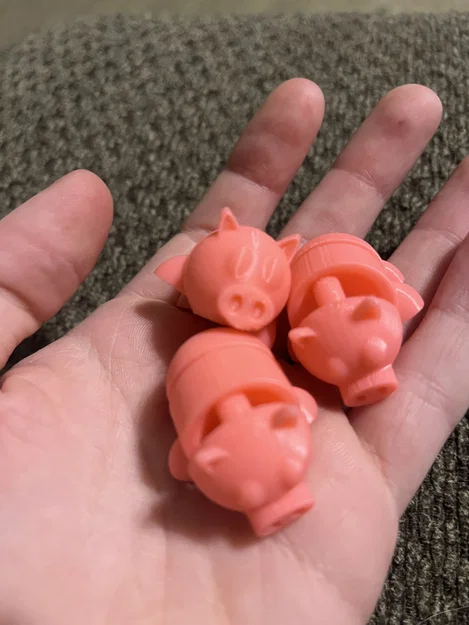 Mô hình chú heo khớp nối (Articulated Pig) dễ thương cho in 3D - Image 3