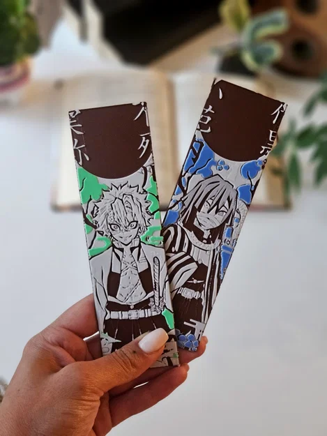 Obanai & Sanemi - Bộ Bookmark Demon Slayer Set 6/8 - Image 2