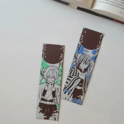 Obanai & Sanemi - Bộ Bookmark Demon Slayer Set 6/8