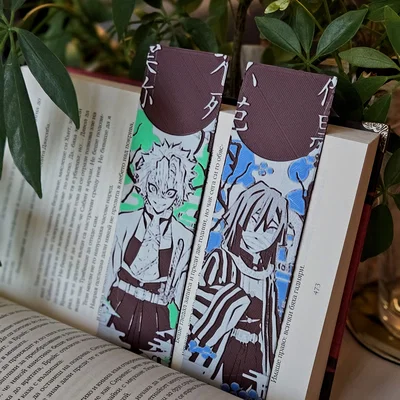 Obanai & Sanemi - Bộ Bookmark Demon Slayer Set 6/8