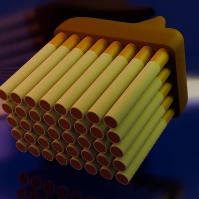 Phụ kiện in 3D 40 cigarettes adapter - Thiết kế độc lạ