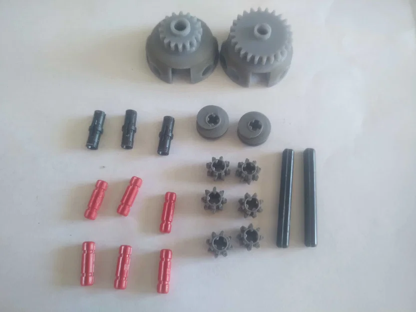 Lego Torsen Differential (dùng Lego gears) - Image 3