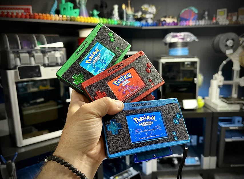 MacroSOS - Vỏ GameBoy DS Lite Macro in 3D - Image 1