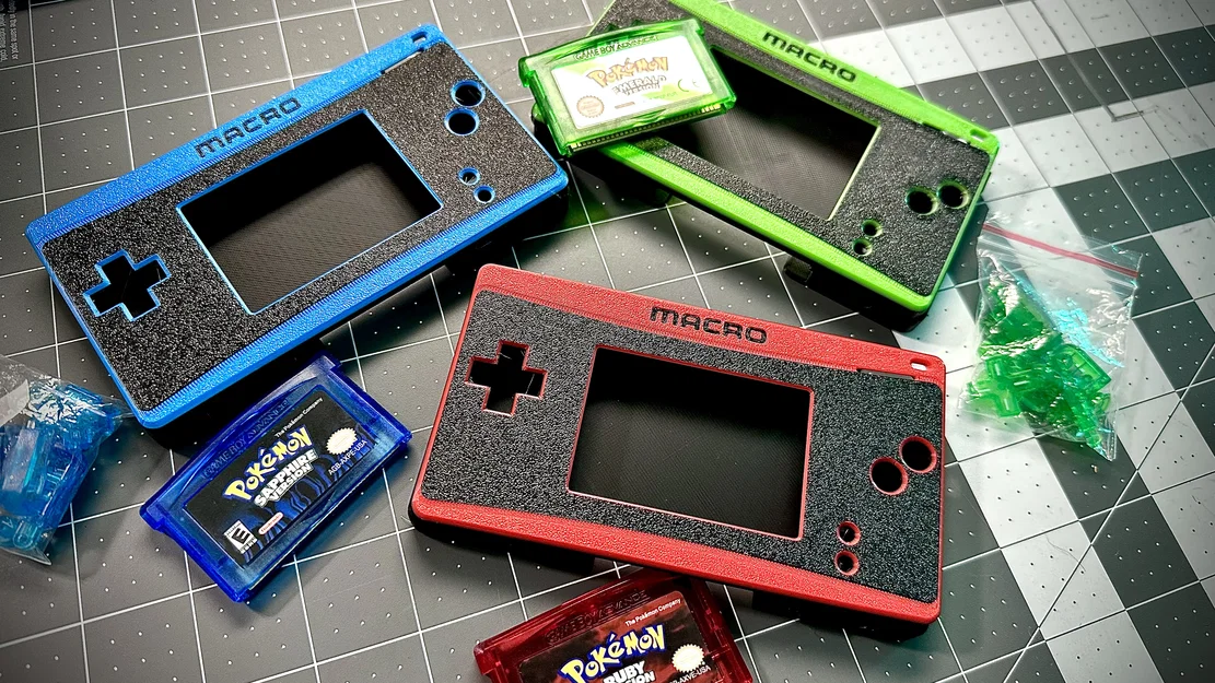 MacroSOS - Vỏ GameBoy DS Lite Macro in 3D - Image 2