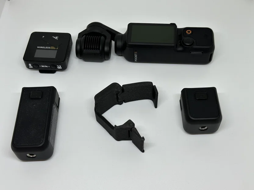 Kẹp đơn giản - cold shoe cho DJI Osmo Pocket 3 - Print-in-place - Image 2