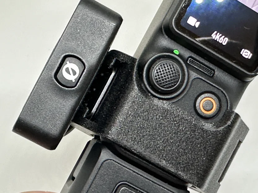 Kẹp đơn giản - cold shoe cho DJI Osmo Pocket 3 - Print-in-place - Image 3