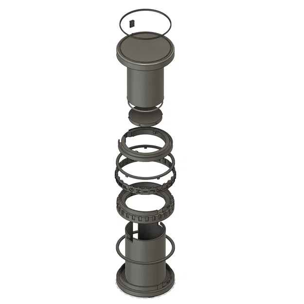 Cryptex – Ống khóa 6 chữ lắp không cần keo/vít - Image 2