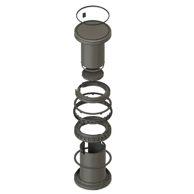 Cryptex – Ống khóa 6 chữ lắp không cần keo/vít