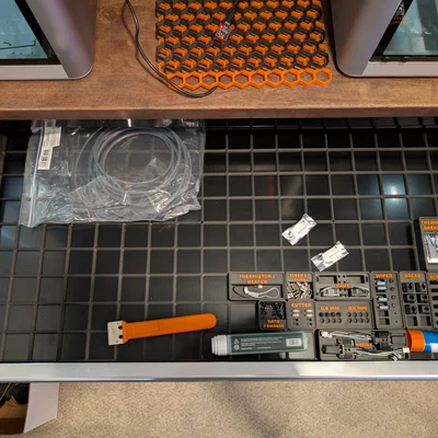 Gridfinity Base - Bàn Husky Workbench 46"
