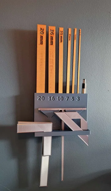 Kệ treo tường đựng dụng cụ đóng sách (Bookbinding Tool Organizer) - Image 1