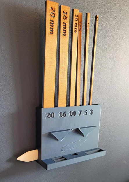Kệ treo tường đựng dụng cụ đóng sách (Bookbinding Tool Organizer) - Image 2
