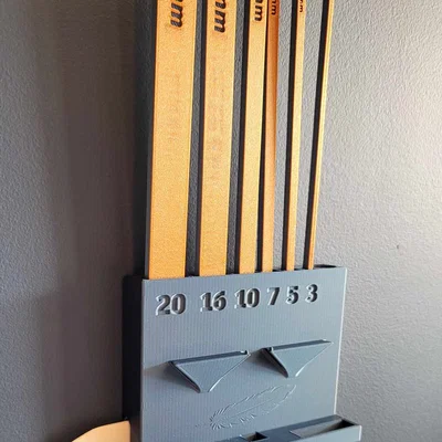 Kệ treo tường đựng dụng cụ đóng sách (Bookbinding Tool Organizer)