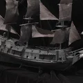 Mô hình tàu Black Pearl có thể in 3D - Thumbnail 1