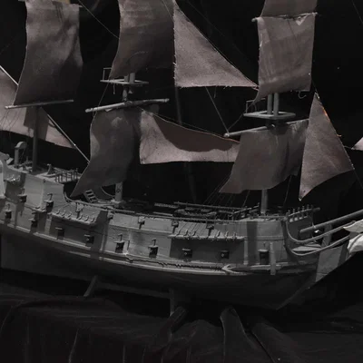 Mô hình tàu Black Pearl có thể in 3D