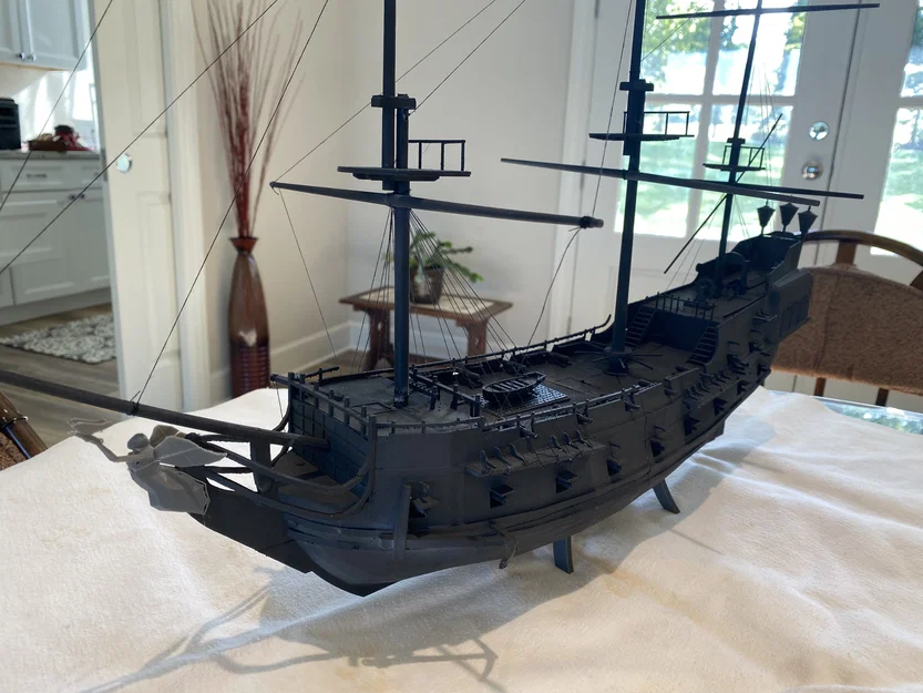 Mô hình tàu Black Pearl có thể in 3D - Image 6