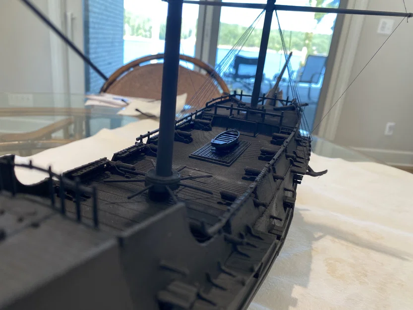 Mô hình tàu Black Pearl có thể in 3D - Image 7