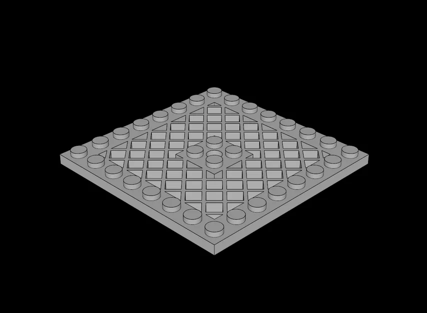 Tấm đế 8x8 tương thích Lego thiết kế dạng lưới chuyên dụng - Image 1