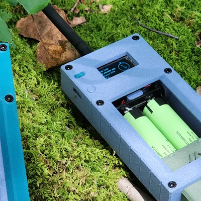 Hộp TacBox Meshtastic cho Heltec V3 (Case dùng 2 pin 18650)