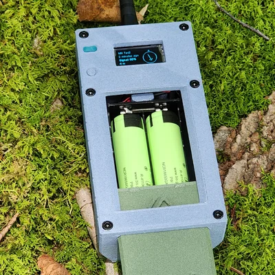 Hộp TacBox Meshtastic cho Heltec V3 (Case dùng 2 pin 18650)
