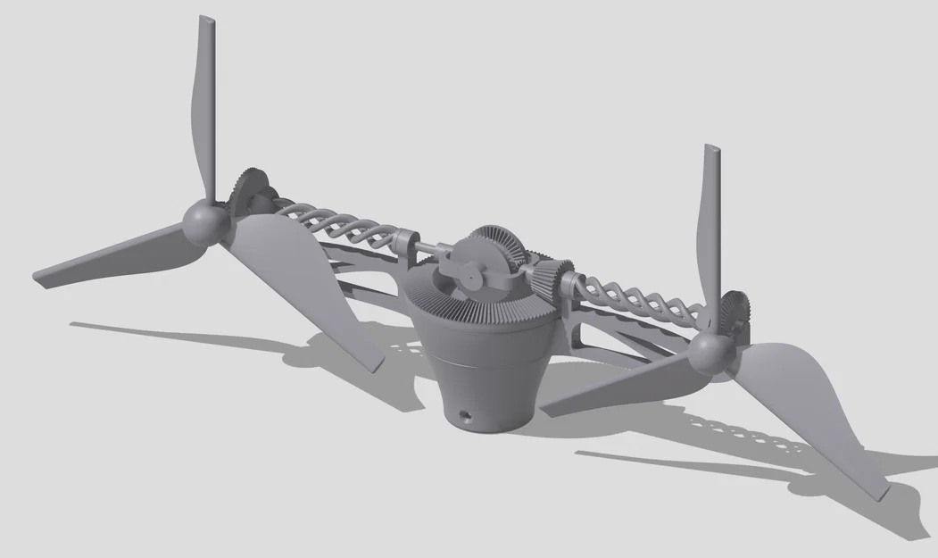 Chong chóng vườn turbine vi sai (Differential turbine garden spinner) - Image 1