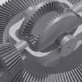 Chong chóng vườn turbine vi sai (Differential turbine garden spinner) - Thumbnail 3