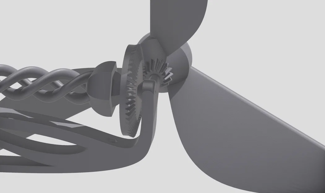 Chong chóng vườn turbine vi sai (Differential turbine garden spinner) - Image 4
