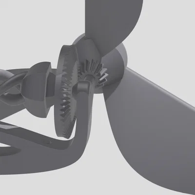 Chong chóng vườn turbine vi sai (Differential turbine garden spinner)