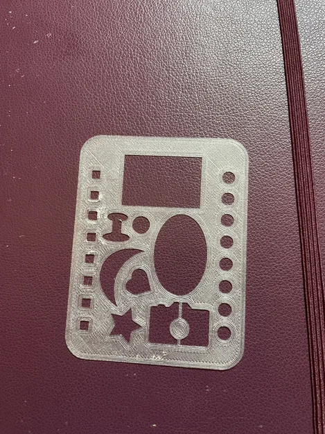 Khuôn Bullet Journal Stencil - Image 2