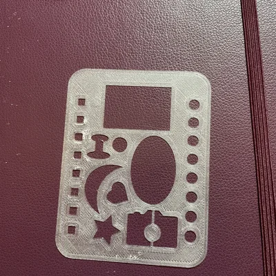 Khuôn Bullet Journal Stencil