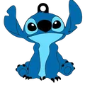 Mẫu in 3D móc khóa hình Stitch đáng yêu - Thumbnail 1