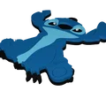 Mẫu in 3D móc khóa hình Stitch đáng yêu - Thumbnail 2