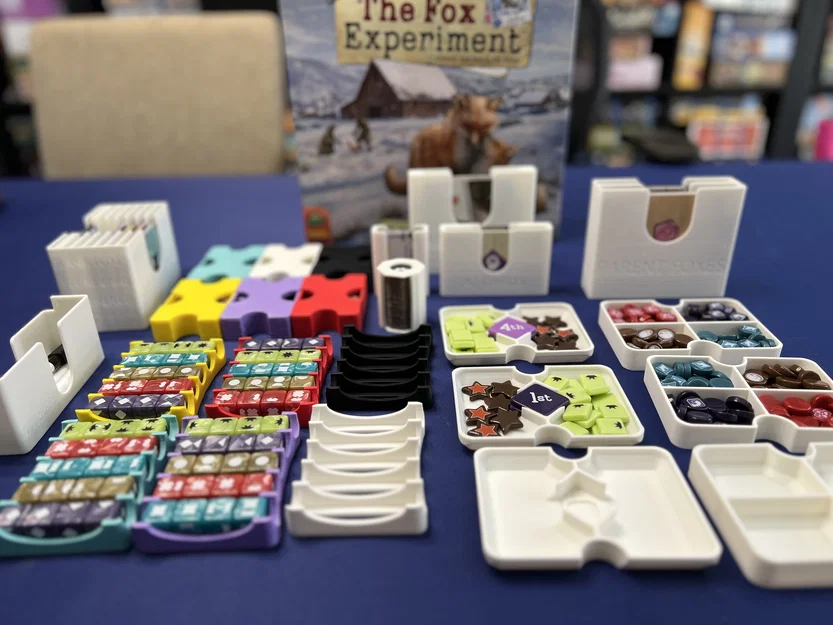 Bộ Insert Cho The Fox Experiment - Hỗ trợ bản mở rộng 5-6 người chơi! - Image 1
