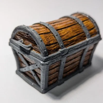 Rương kho báu in 3D trang trí và lưu trữ đồ nhỏ độc đáo