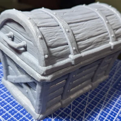 Rương kho báu in 3D trang trí và lưu trữ đồ nhỏ độc đáo