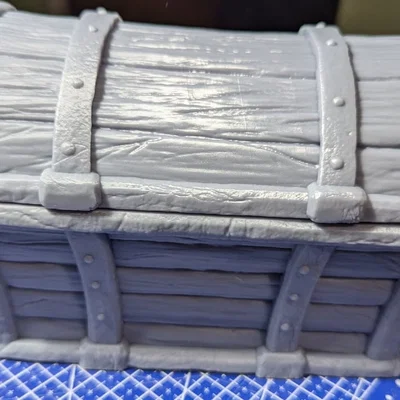 Rương kho báu in 3D trang trí và lưu trữ đồ nhỏ độc đáo