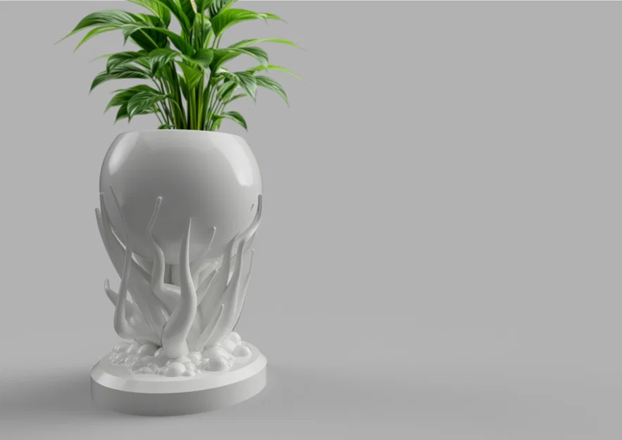 Chậu cây cảnh nghệ thuật Exotic plant pot - Thiết kế xúc tu độc đáo - Image 1