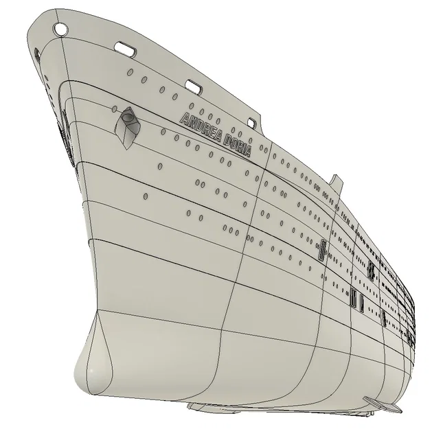 Andrea Doria Hull V.2 – Thân tàu cập nhật - Image 1