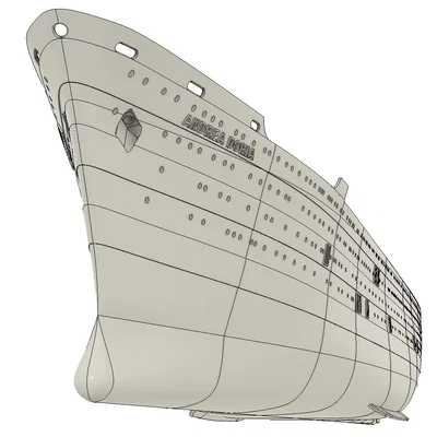 Andrea Doria Hull V.2 – Thân tàu cập nhật
