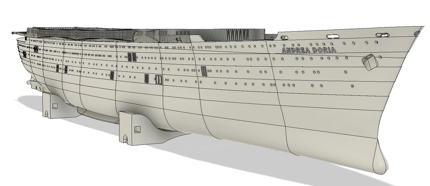 Andrea Doria Hull V.2 – Thân tàu cập nhật - Image 3