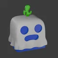 Mô hình Ghost Fruit 3D - Phụ kiện trang trí cho fan Blox Fruits - Thumbnail 1