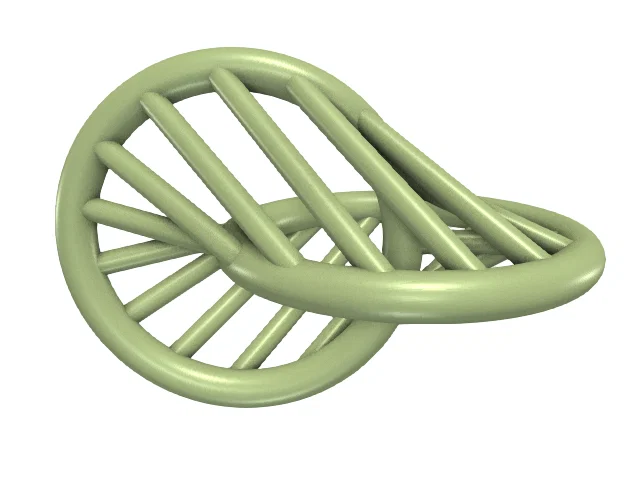 Swirl, Möbius, Oloid, Anti Oloid (OpenSCAD) - Mô hình tùy chỉnh - Image 7