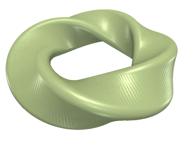 Swirl, Möbius, Oloid, Anti Oloid (OpenSCAD) - Mô hình tùy chỉnh - Image 8