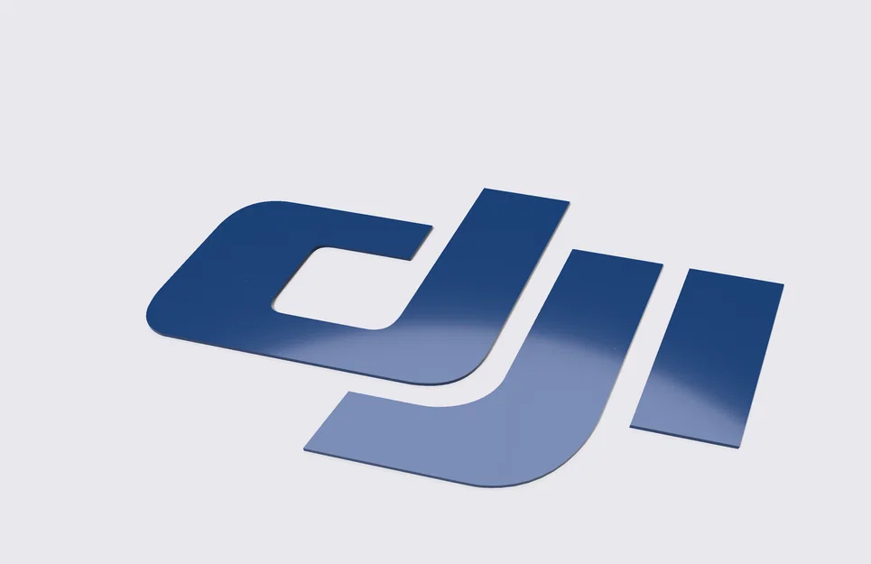 Mô hình logo DJI 3D trang trí bàn làm việc - Image 1