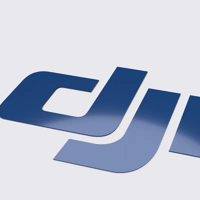 Mô hình logo DJI 3D trang trí bàn làm việc